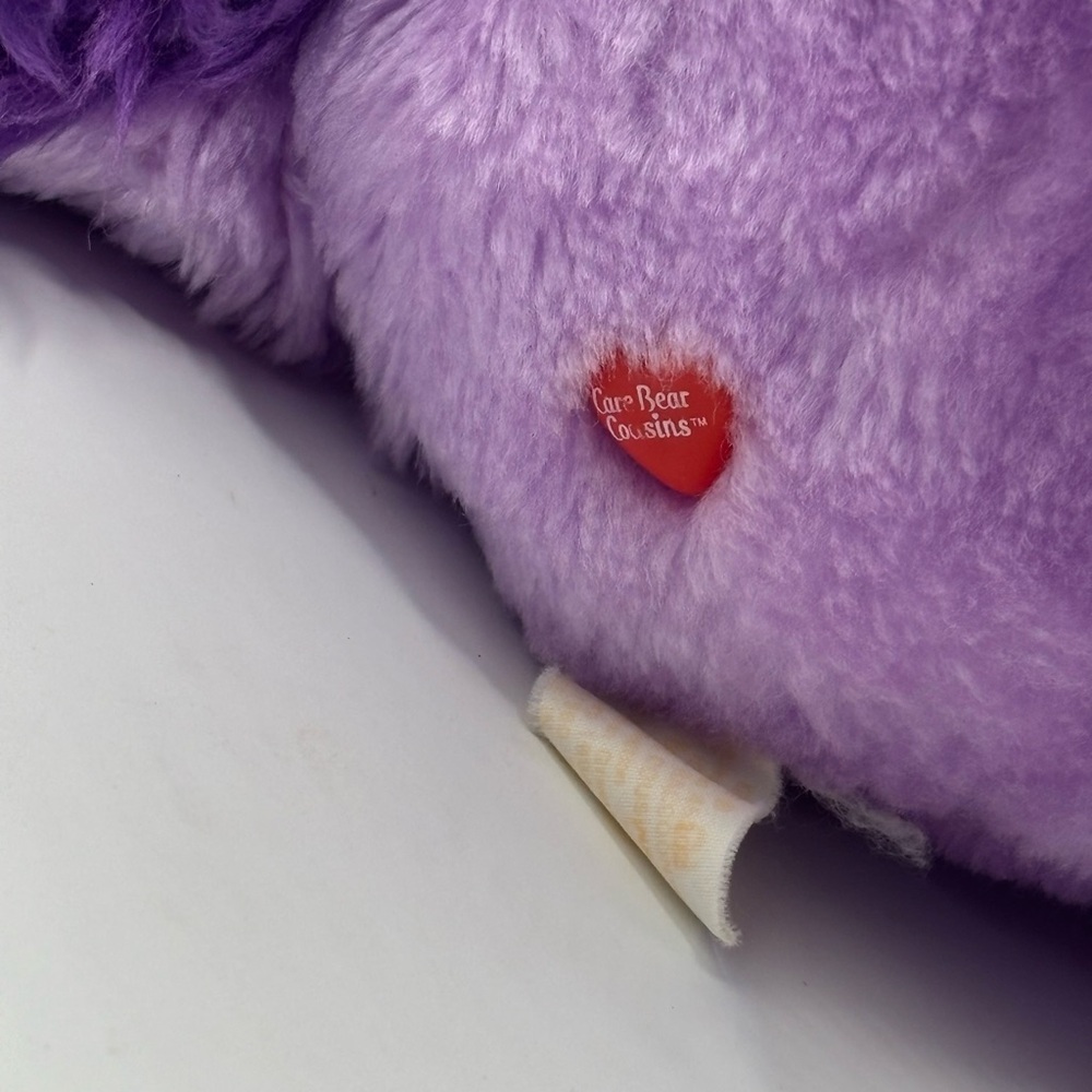 Vintage Care Bears‎ Cousins Bright Heart Raccoon 13" Stuffed Plush Kenner 1984 - Picture 3 of 6